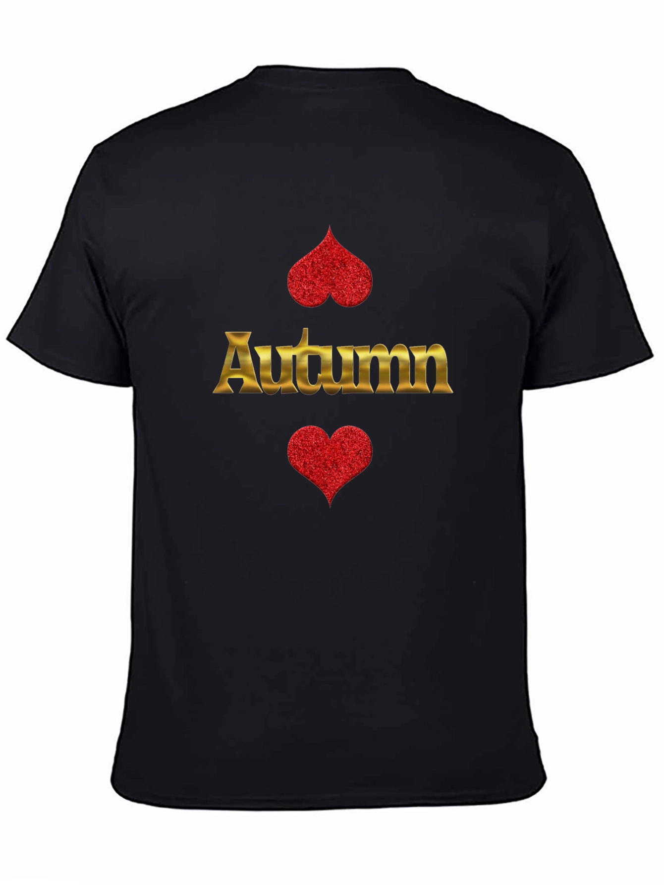 Autumn Heart Graphic Print T-Shirt