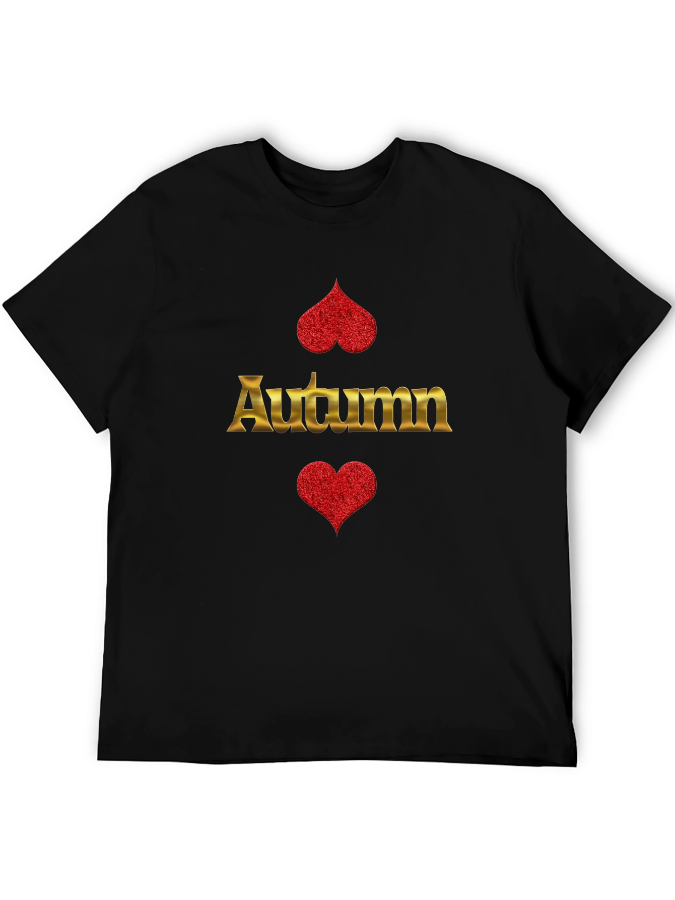 Autumn Heart Graphic Print T-Shirt