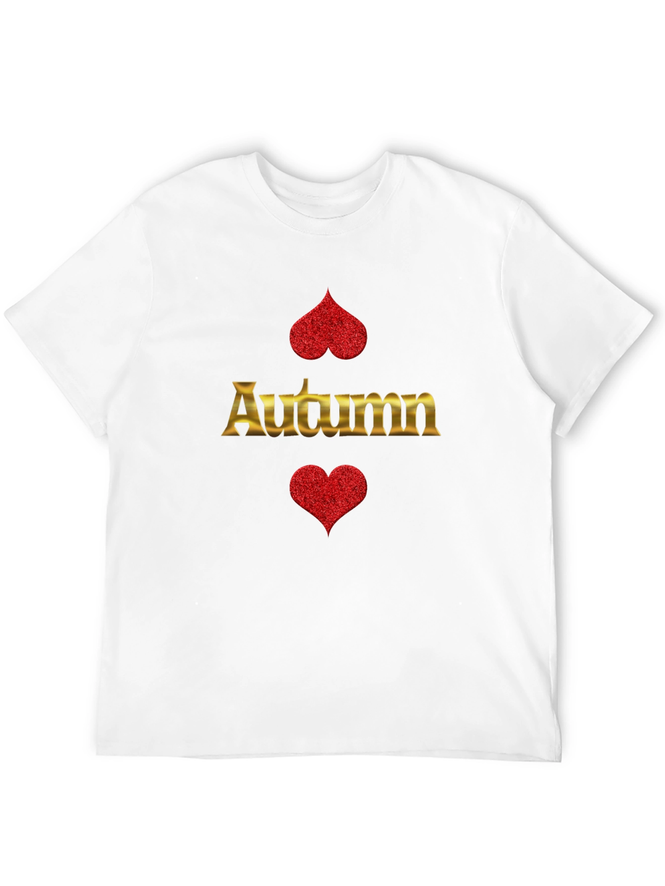 Autumn Heart Graphic Print T-Shirt