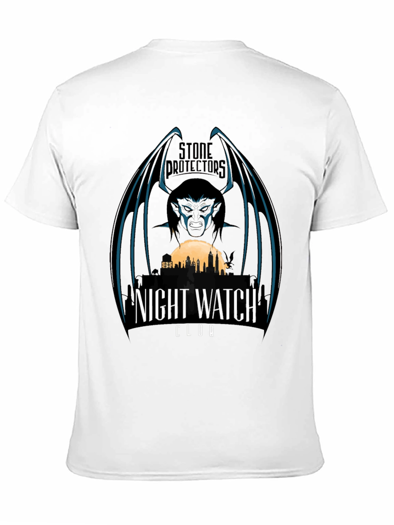 Stone Protectors Night Watch Club Black T-Shirt
