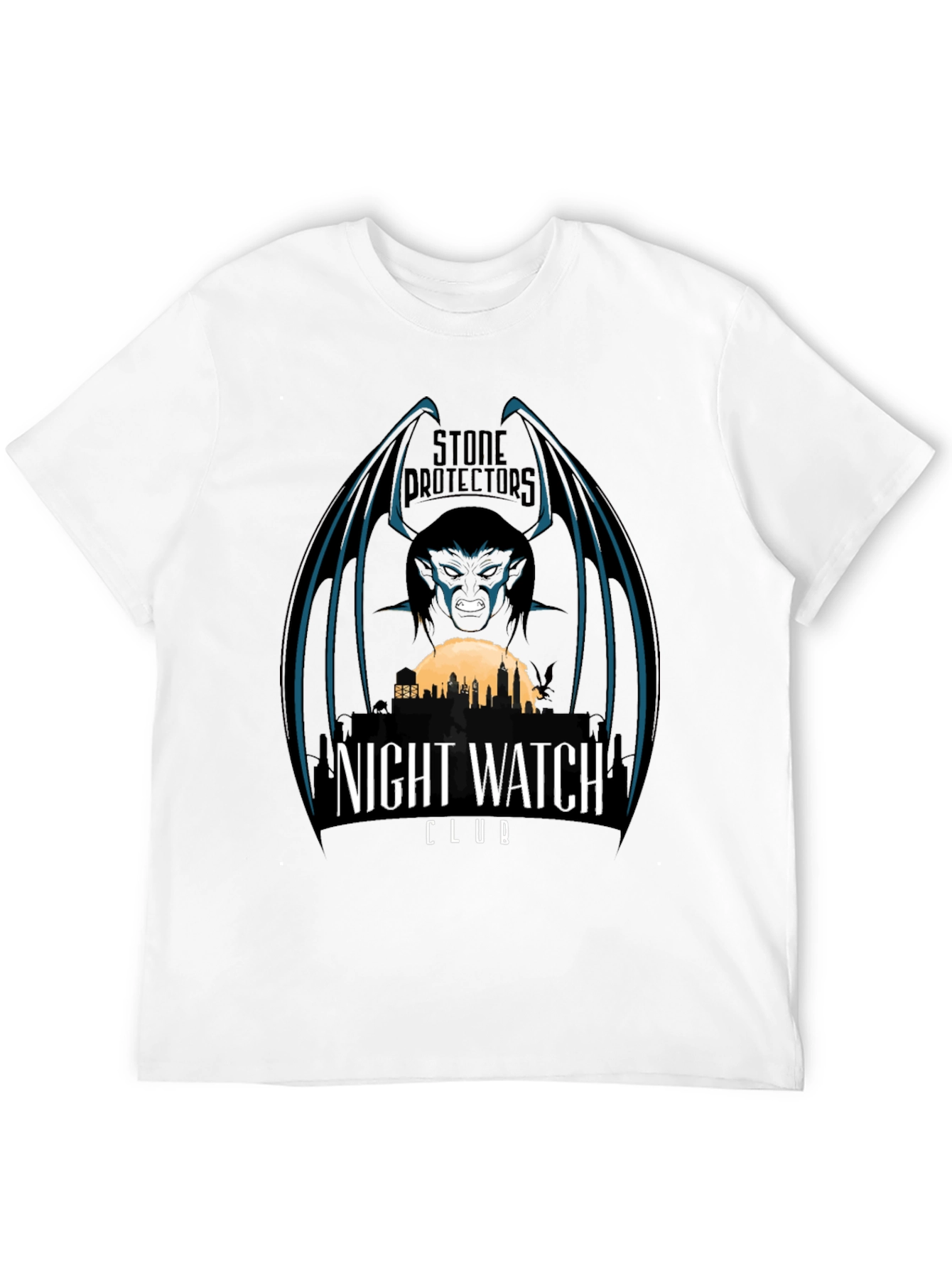Stone Protectors Night Watch Club Black T-Shirt