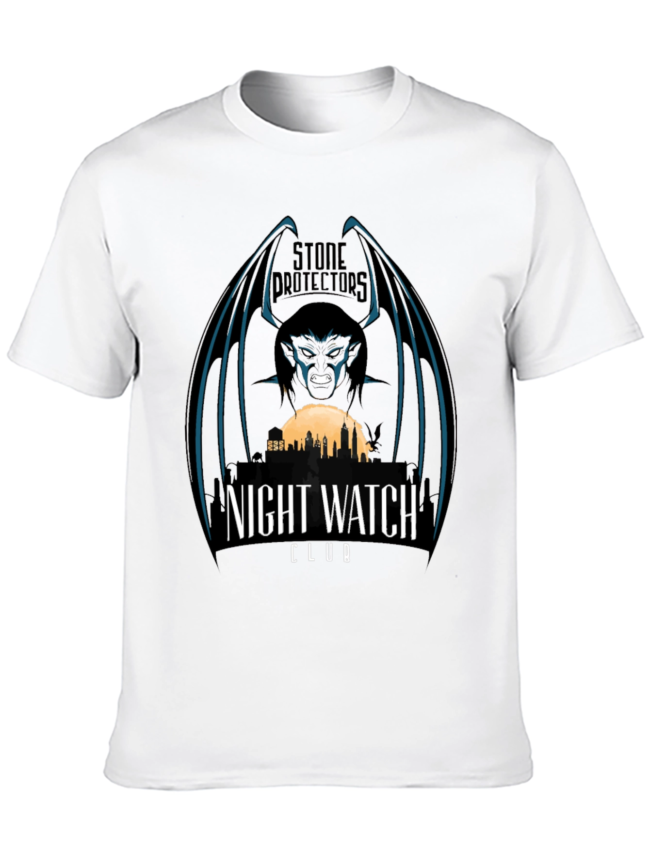 Stone Protectors Night Watch Club Black T-Shirt