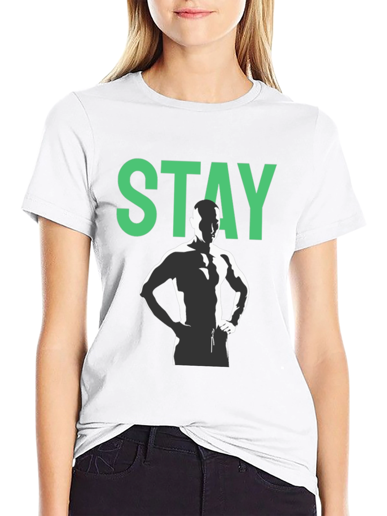 Stay Motivated Black Graphic Tee