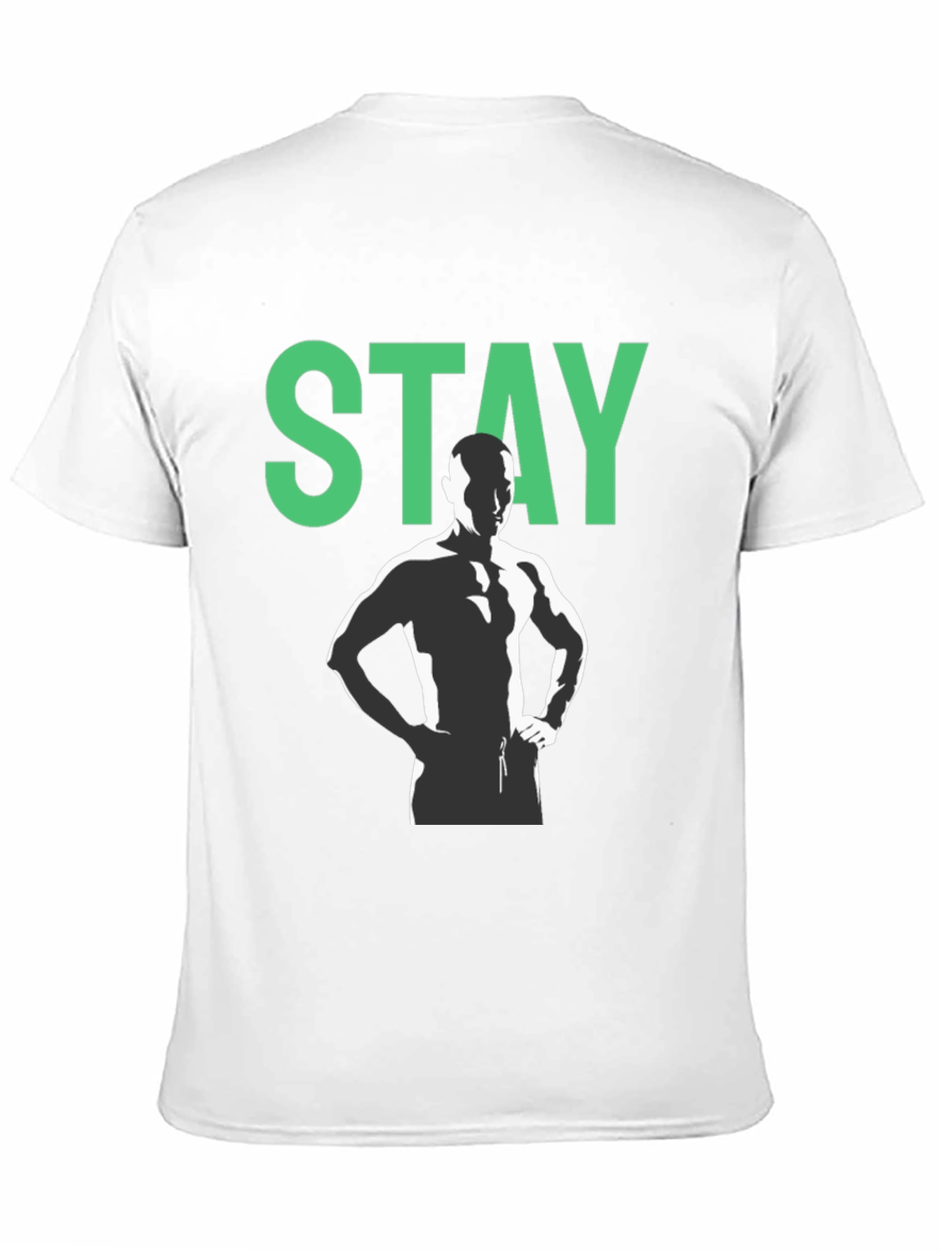 Stay Motivated Black Graphic Tee