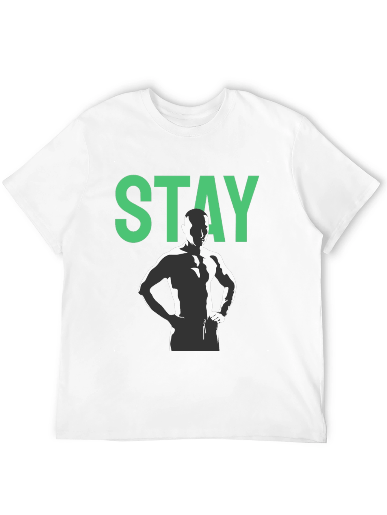 Stay Motivated Black Graphic Tee