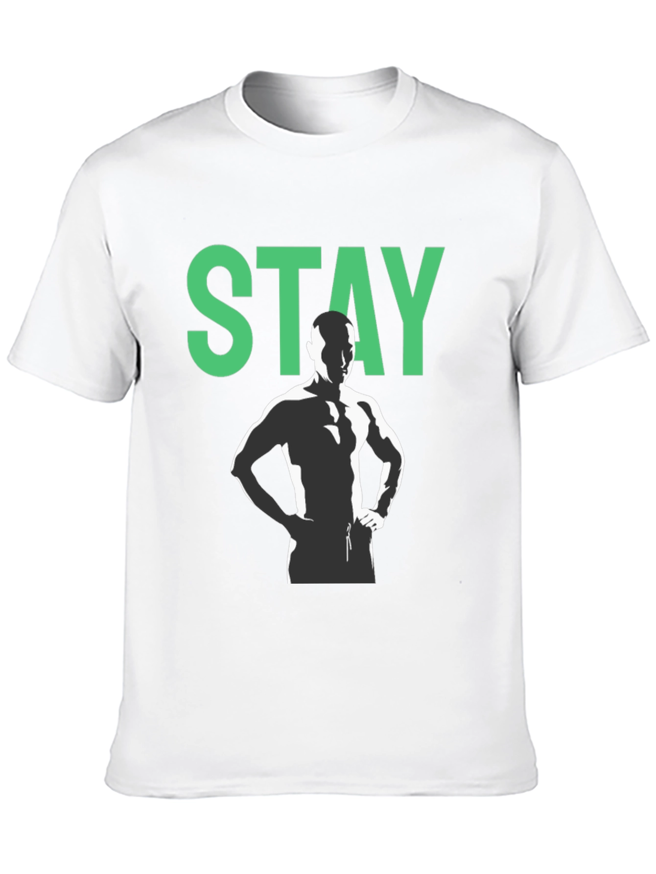 Stay Motivated Black Graphic Tee