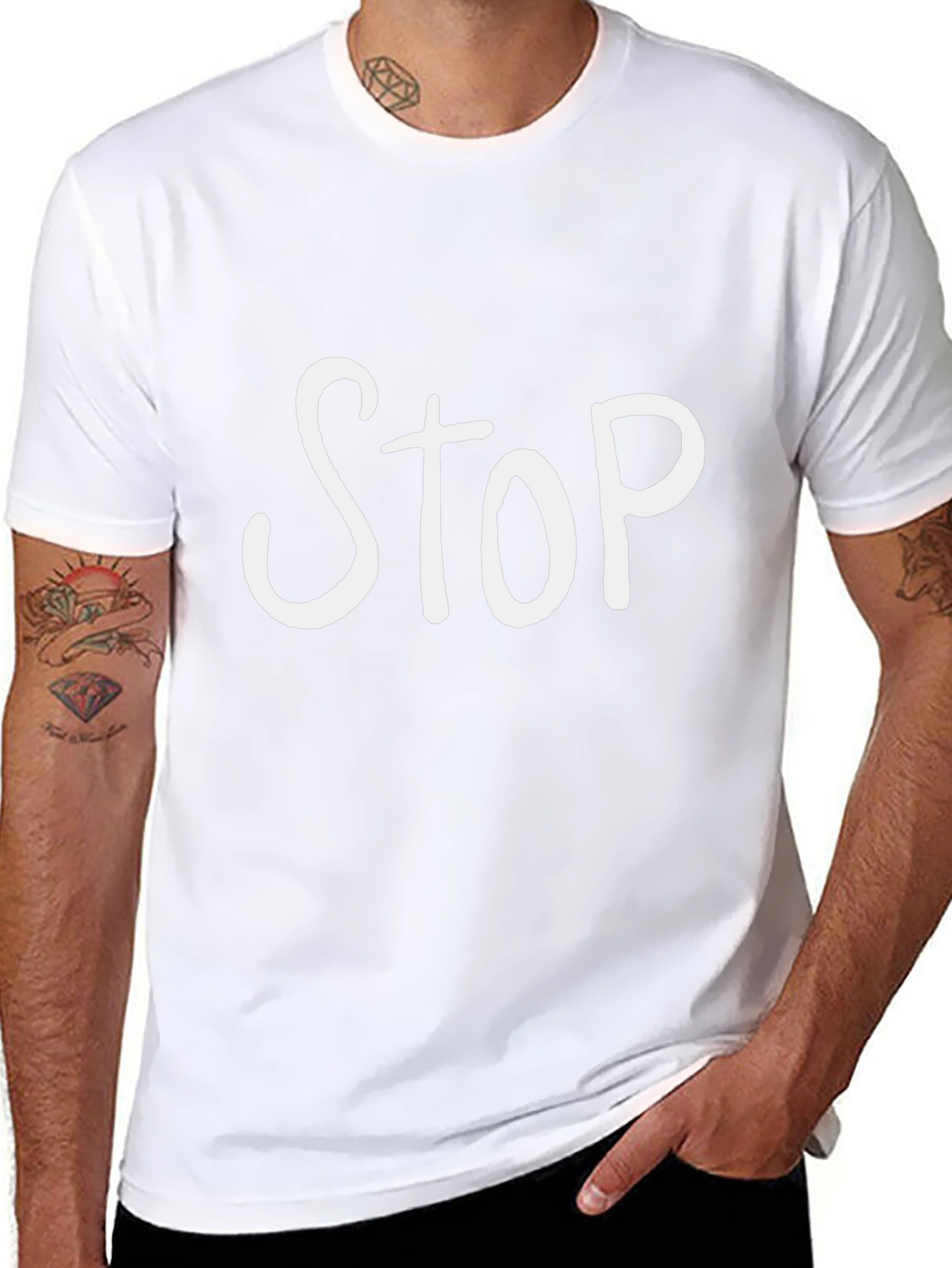 Stop Sign T-Shirt - Bold Graphic Tee