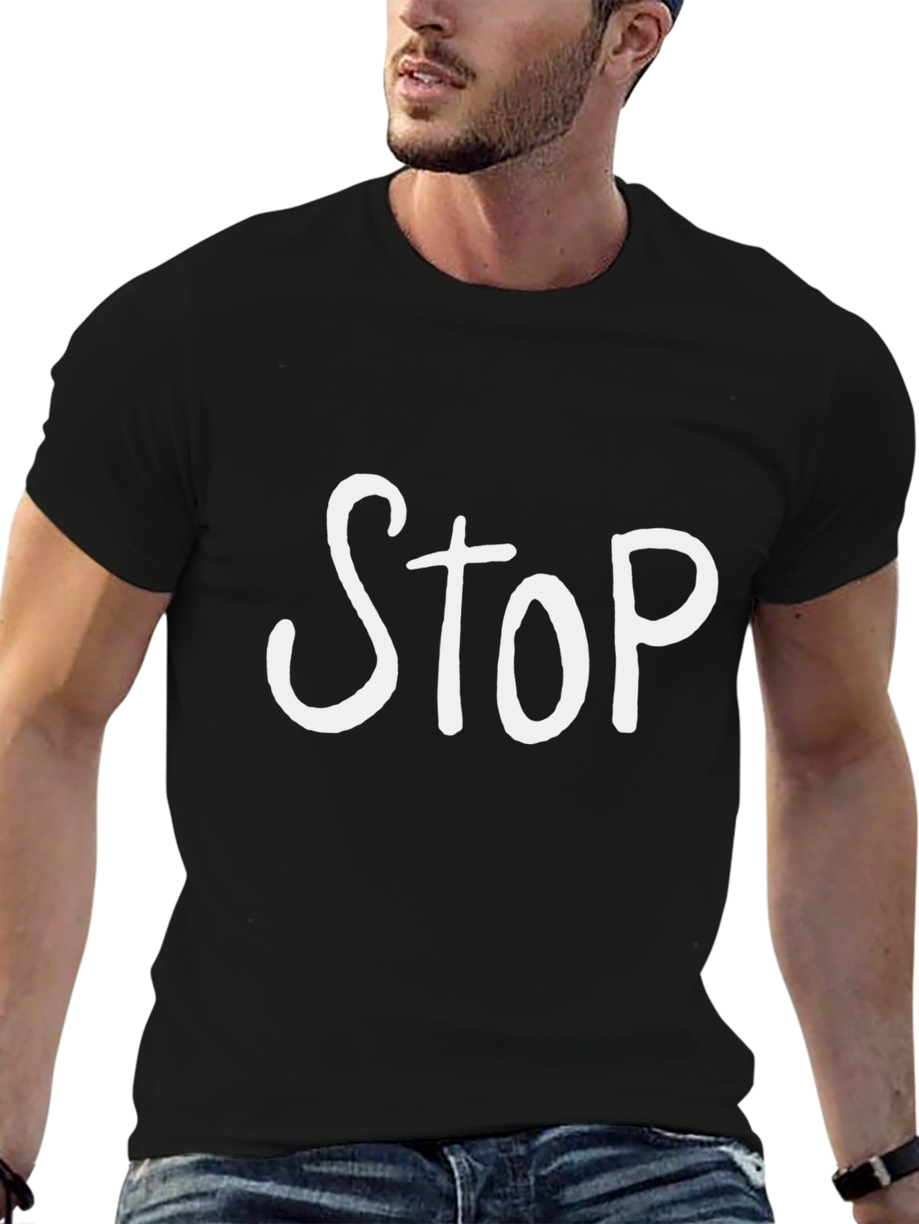 Stop Sign T-Shirt - Bold Graphic Tee