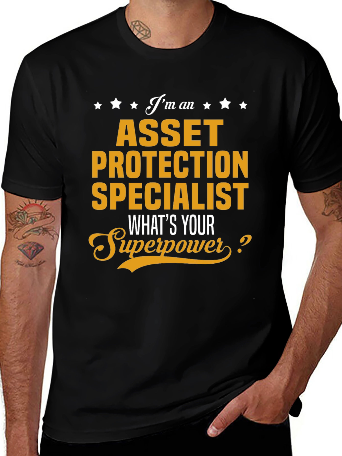 Asset Protection Specialist T-Shirt - Superpower Tee
