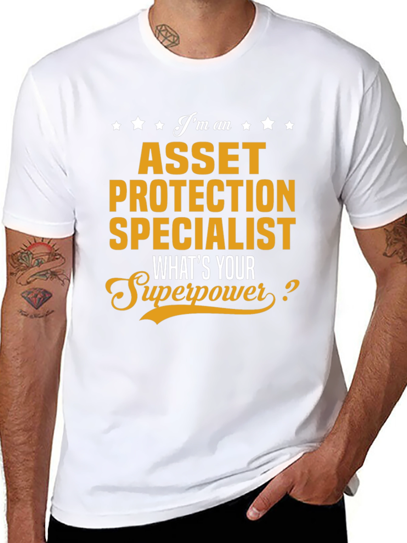 Asset Protection Specialist T-Shirt - Superpower Tee