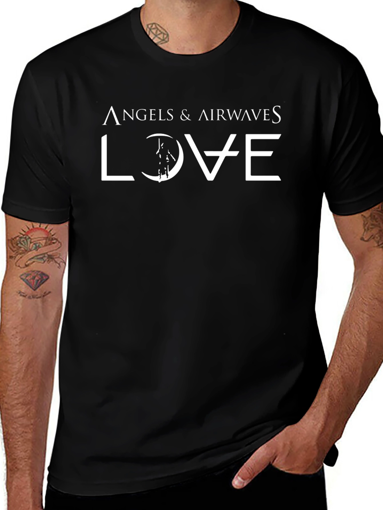 Angels & Airwaves LOVE Black T-Shirt