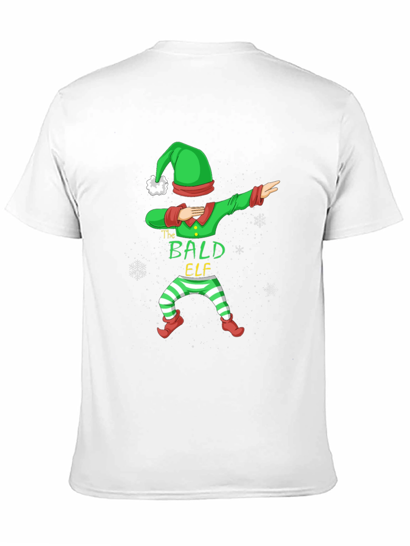 The Bald Elf Dab T-Shirt - Holiday Festive Tee