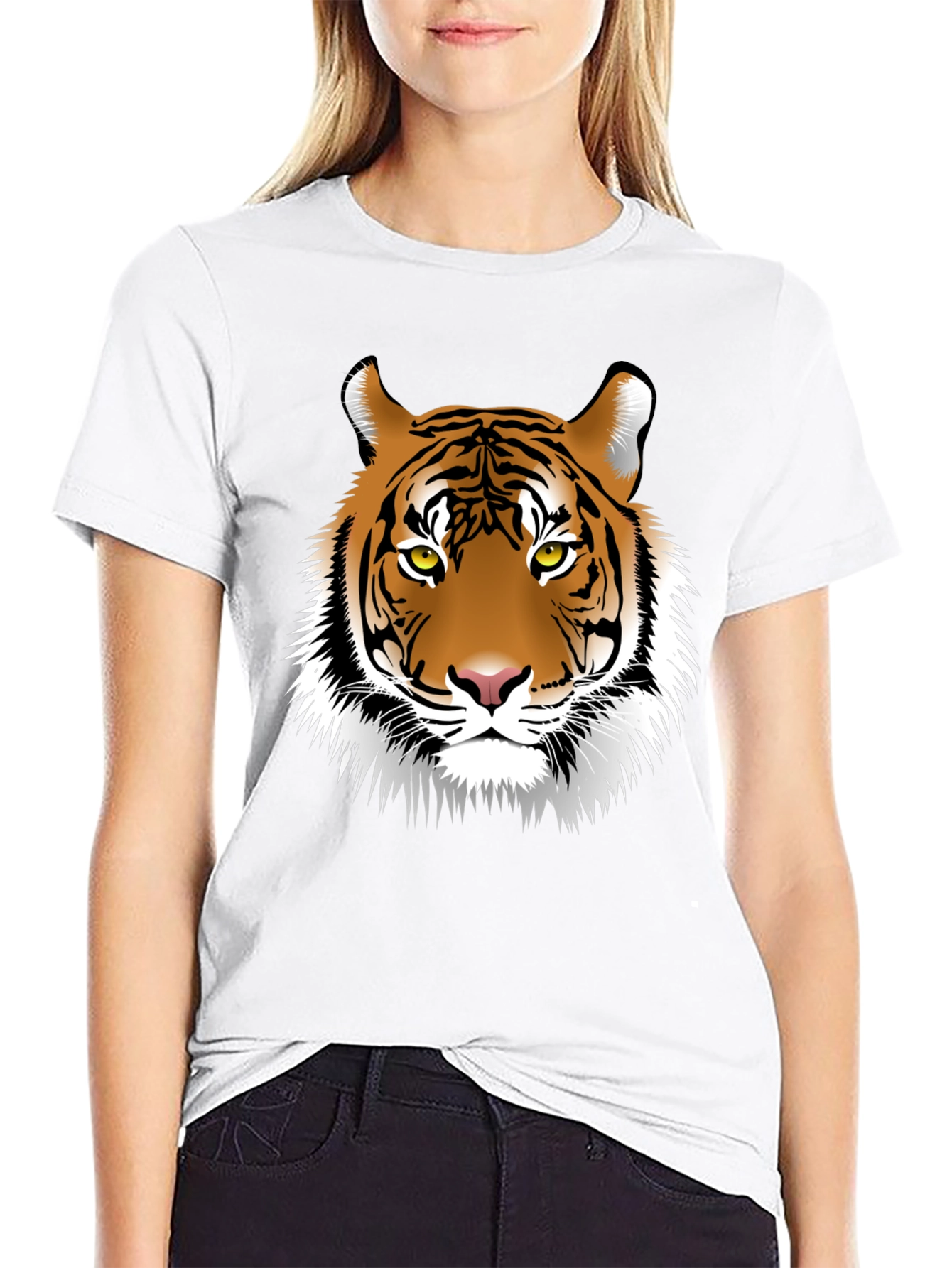 Tiger Graphic Tee - Bold Animal Print T-Shirt