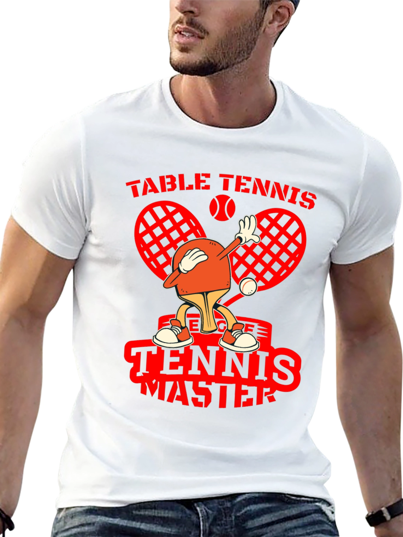 Table Tennis Master Graphic Tee