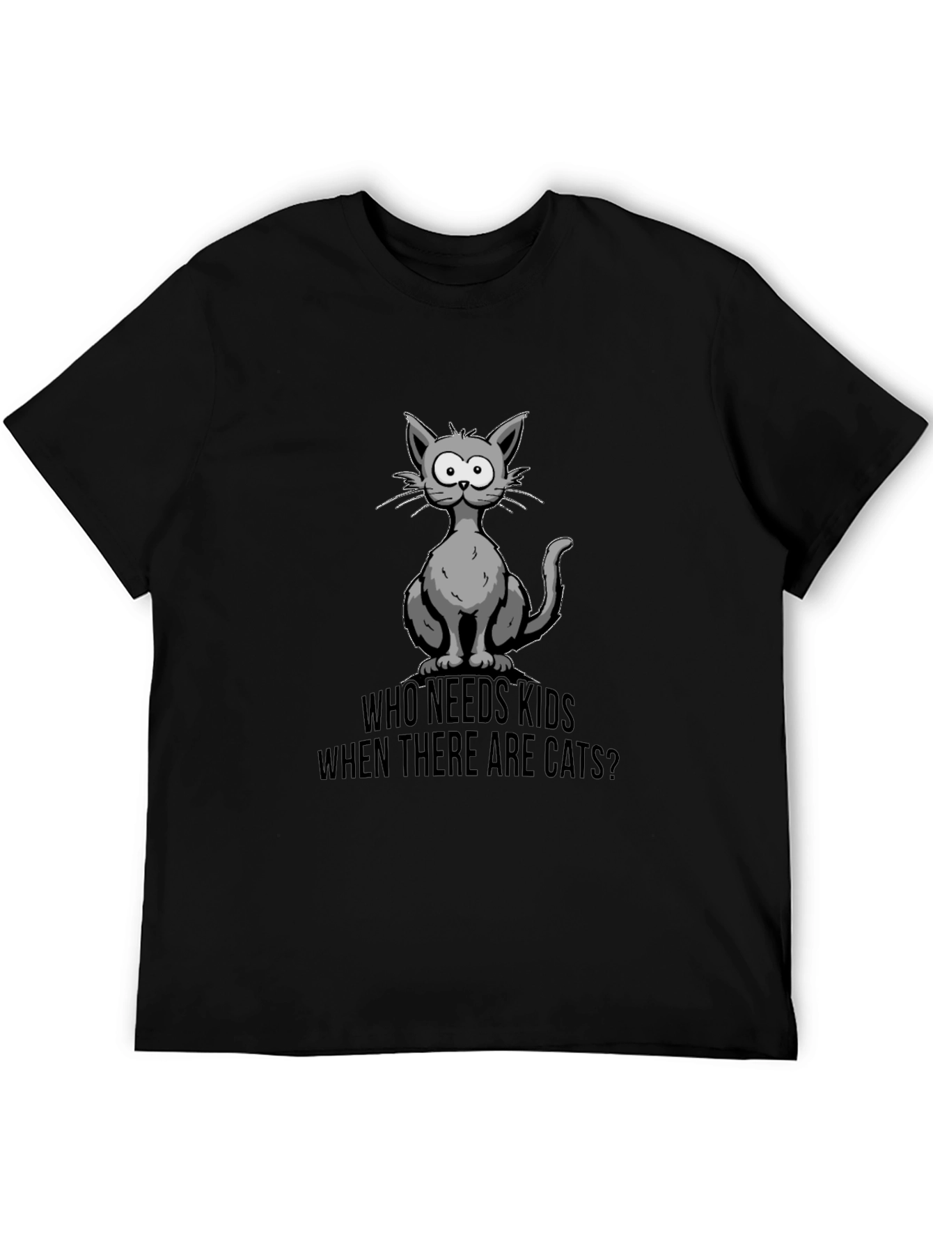Who Needs Kids? Cats T-Shirt