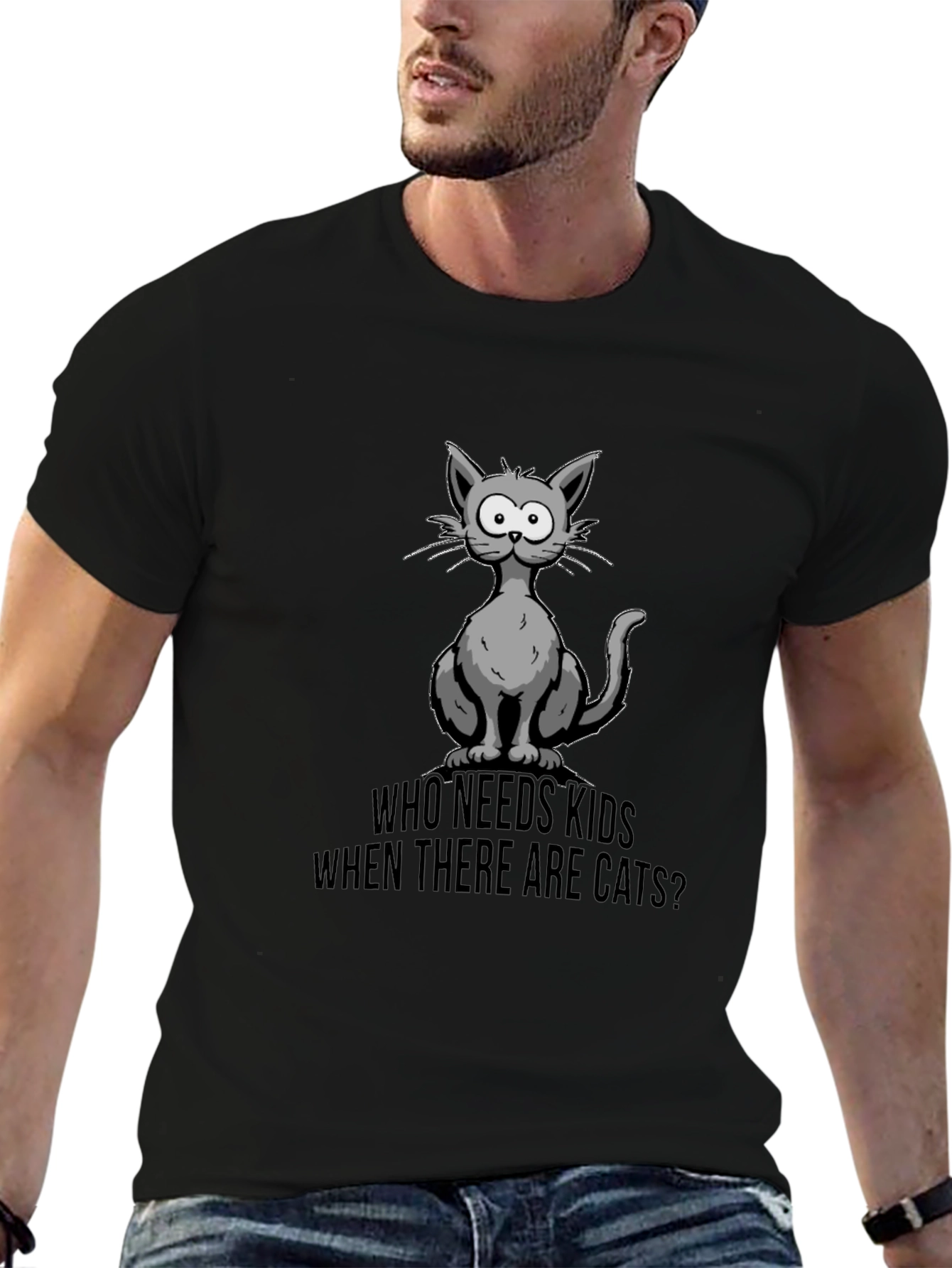 Who Needs Kids? Cats T-Shirt