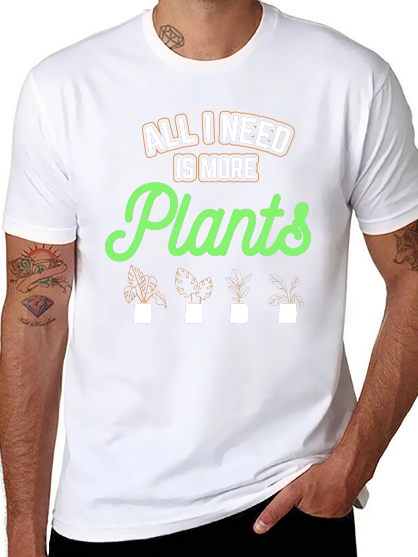 All I Need Is More Plants Graphic Tee