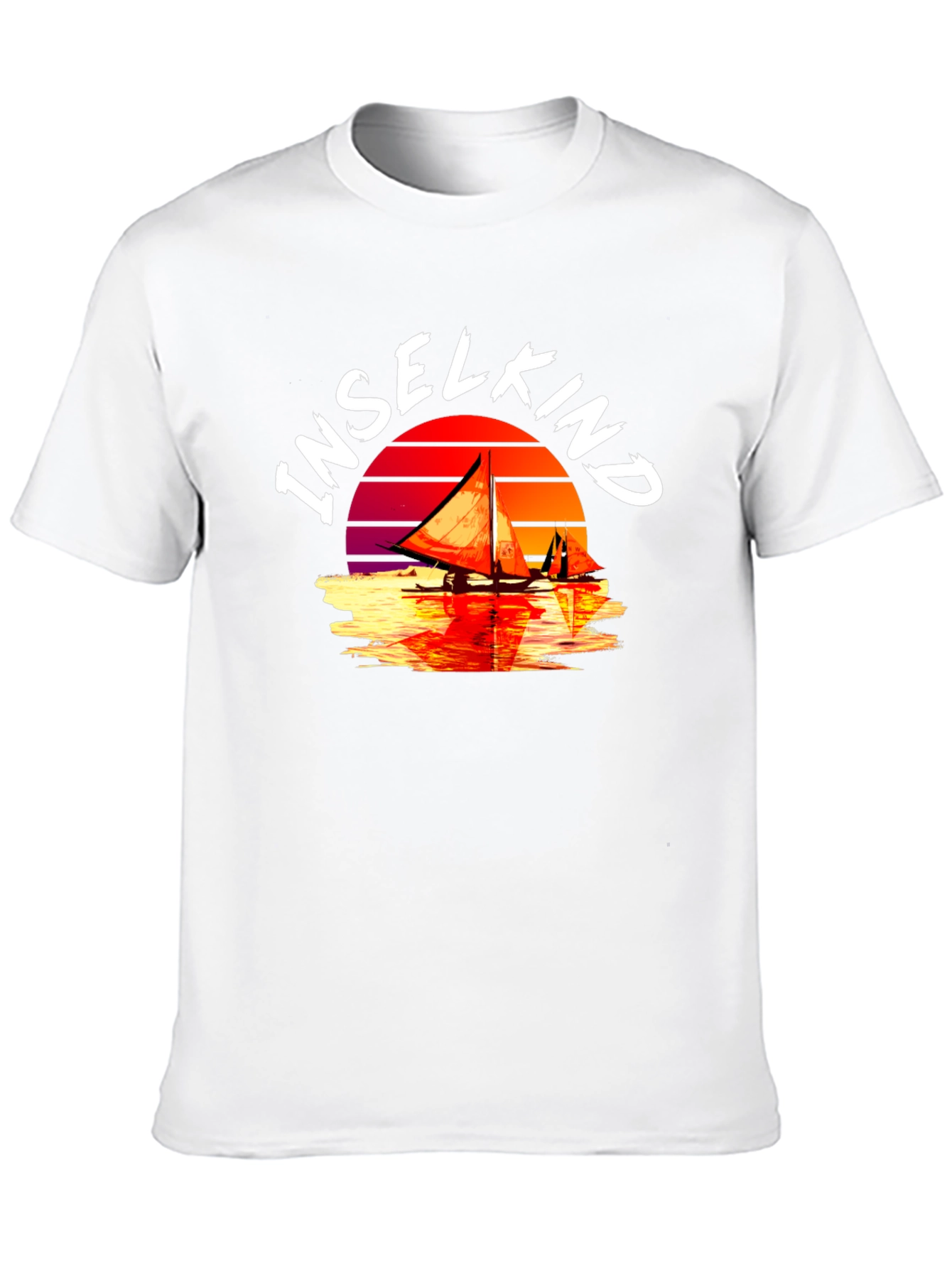 Sunset Sailboat Inselkind T-Shirt
