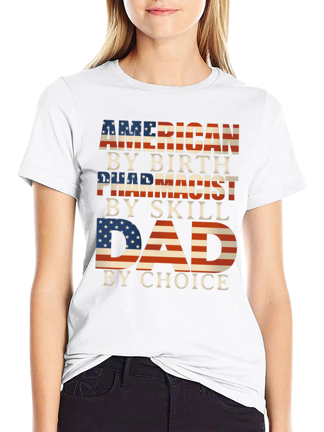 American Pharmacist Dad T-Shirt