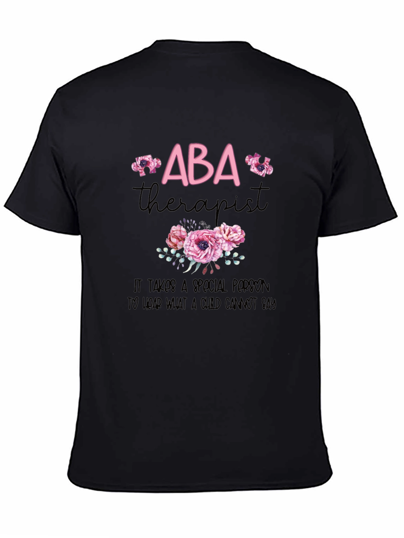 ABA Therapist Floral T-Shirt