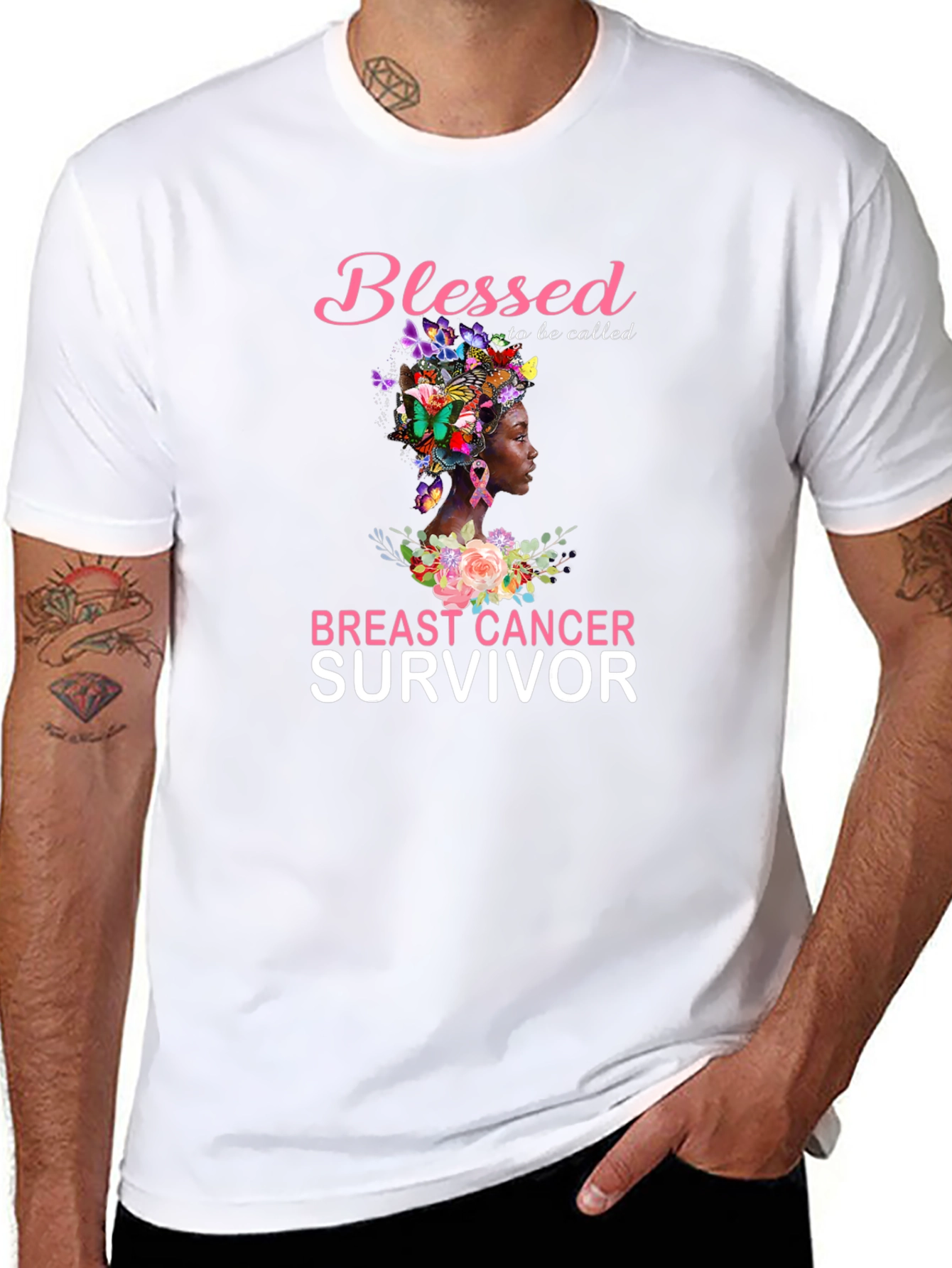 Breast Cancer Survivor Blessed T-Shirt