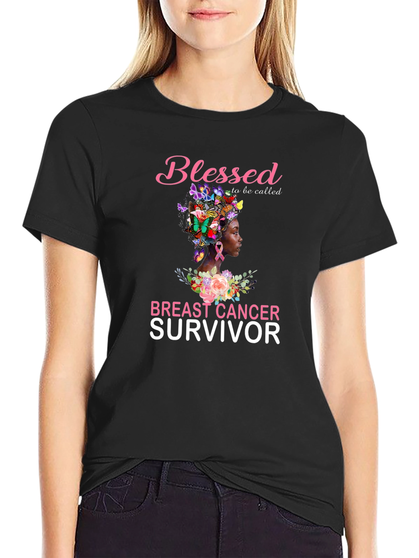 Breast Cancer Survivor Blessed T-Shirt