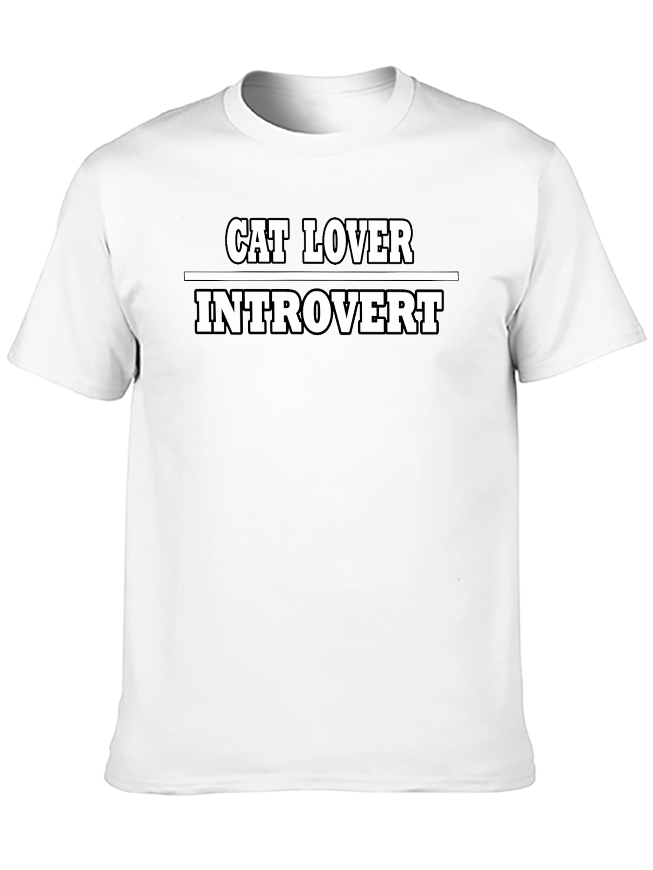 Cat Lover Introvert Graphic Tee