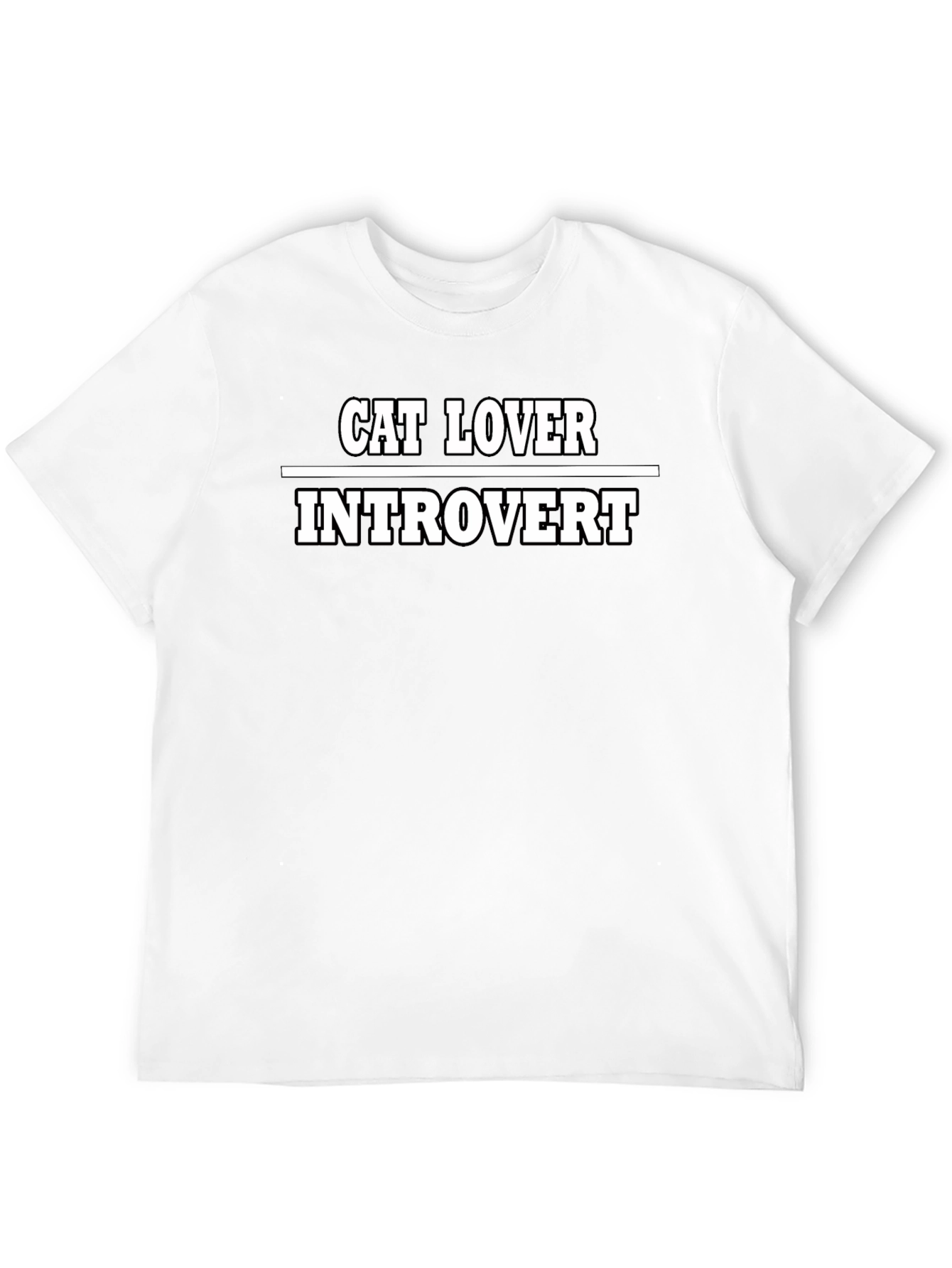 Cat Lover Introvert Graphic Tee