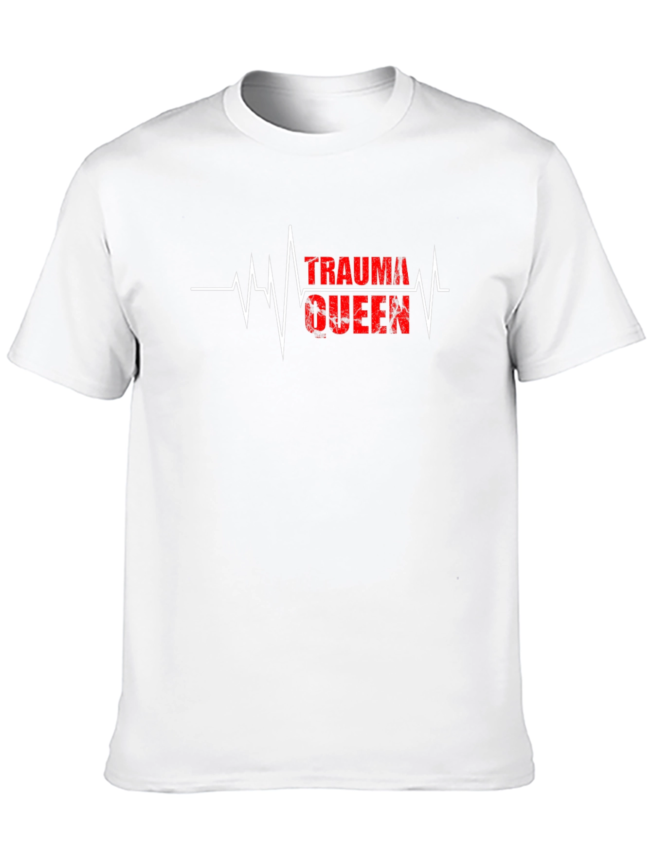 Trauma Queen Heartbeat T-Shirt - Black