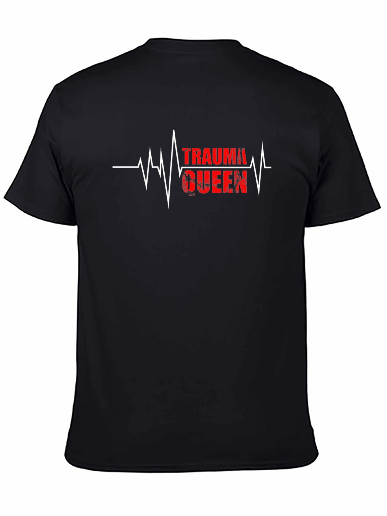 Trauma Queen Heartbeat T-Shirt - Black