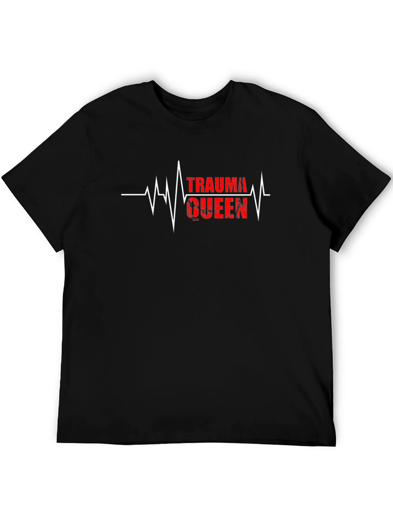 Trauma Queen Heartbeat T-Shirt - Black