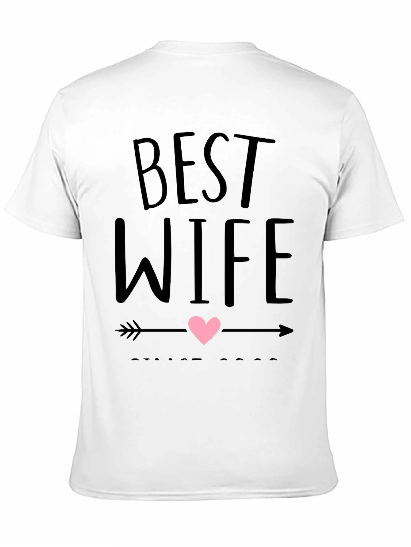Best Wife Ever Graphic Tee - Black Crew Neck