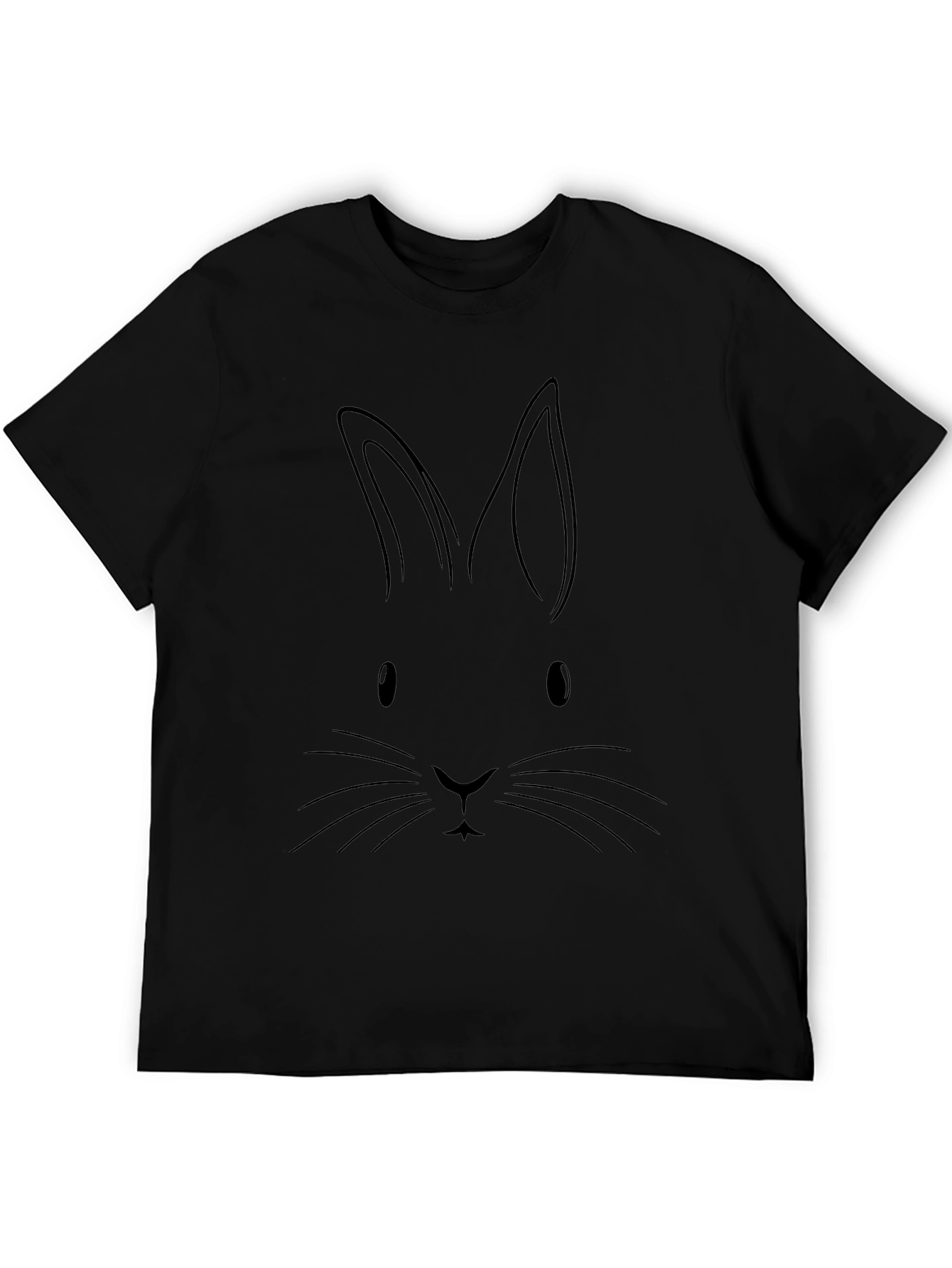 Bunny Face Graphic Tee - Easter Shirt