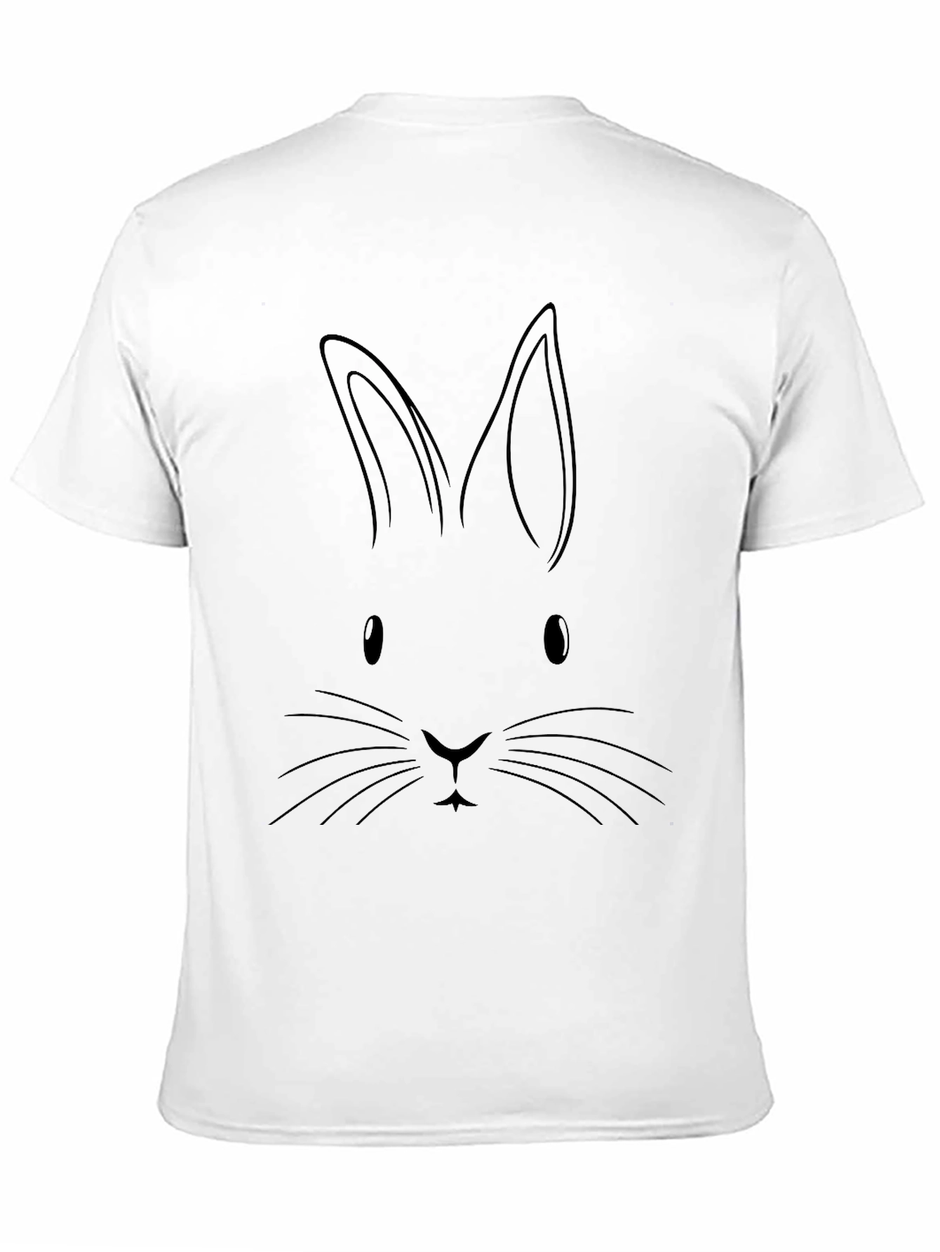 Bunny Face Graphic Tee - Easter Shirt