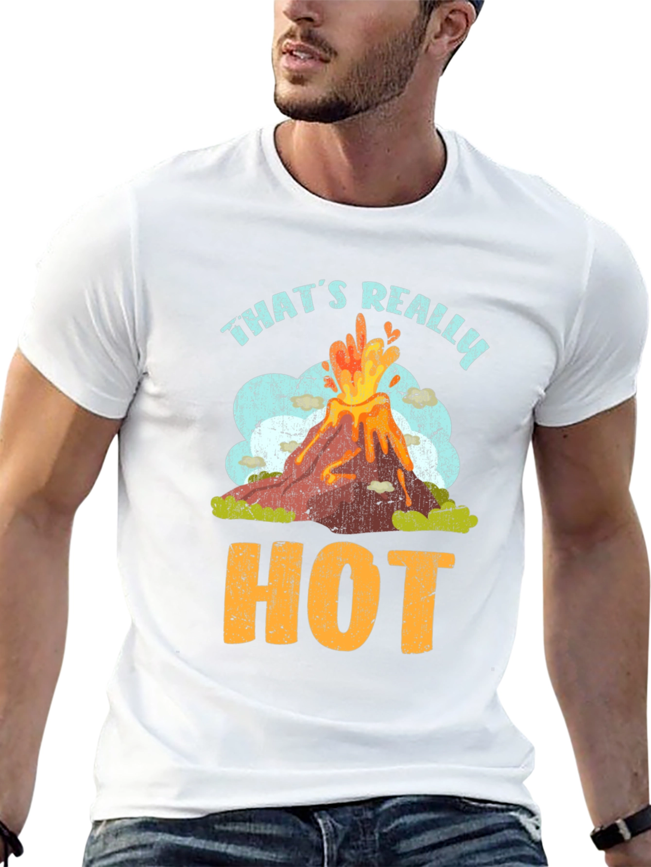 Thats Really Hot Volcano T-Shirt - Funny Graphic Tee