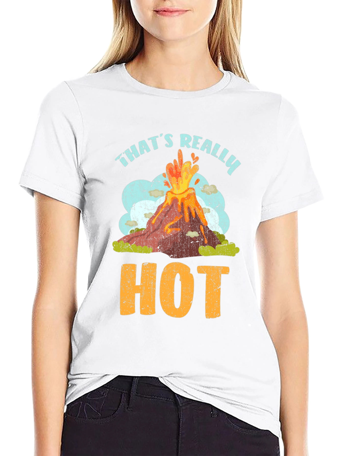 Thats Really Hot Volcano T-Shirt - Funny Graphic Tee