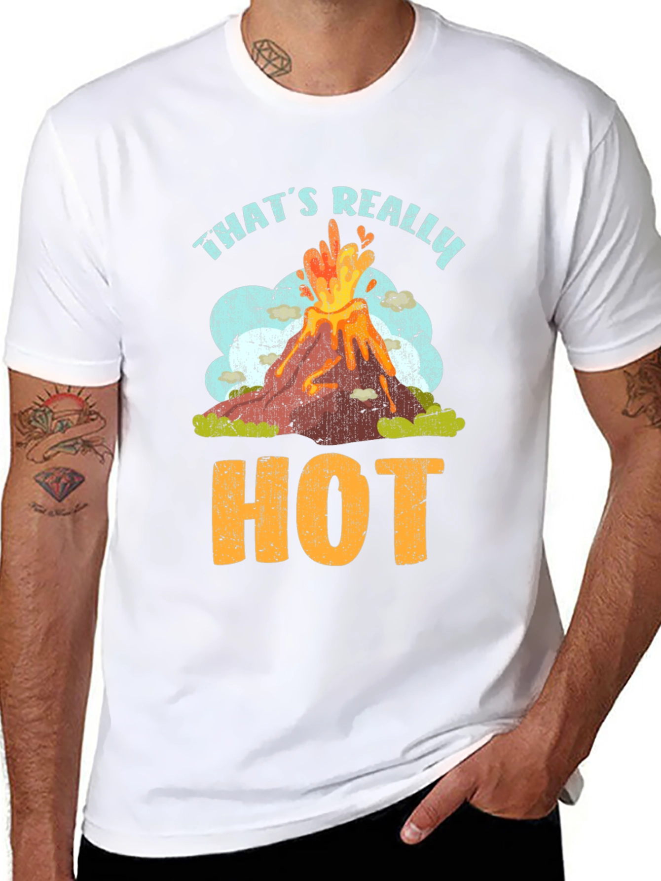 Thats Really Hot Volcano T-Shirt - Funny Graphic Tee