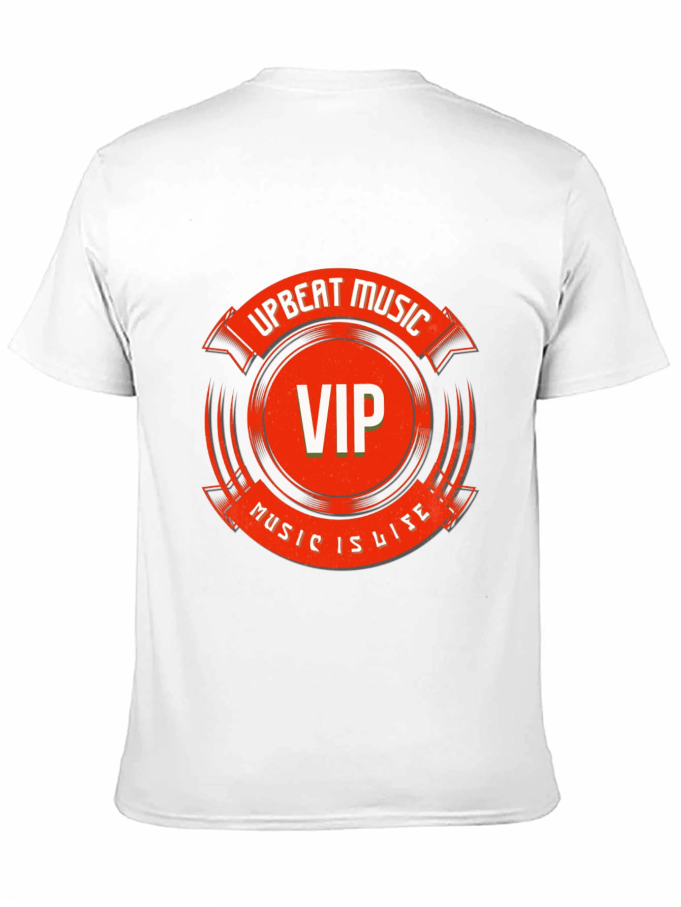 Upbeat Music VIP Black Graphic Tee