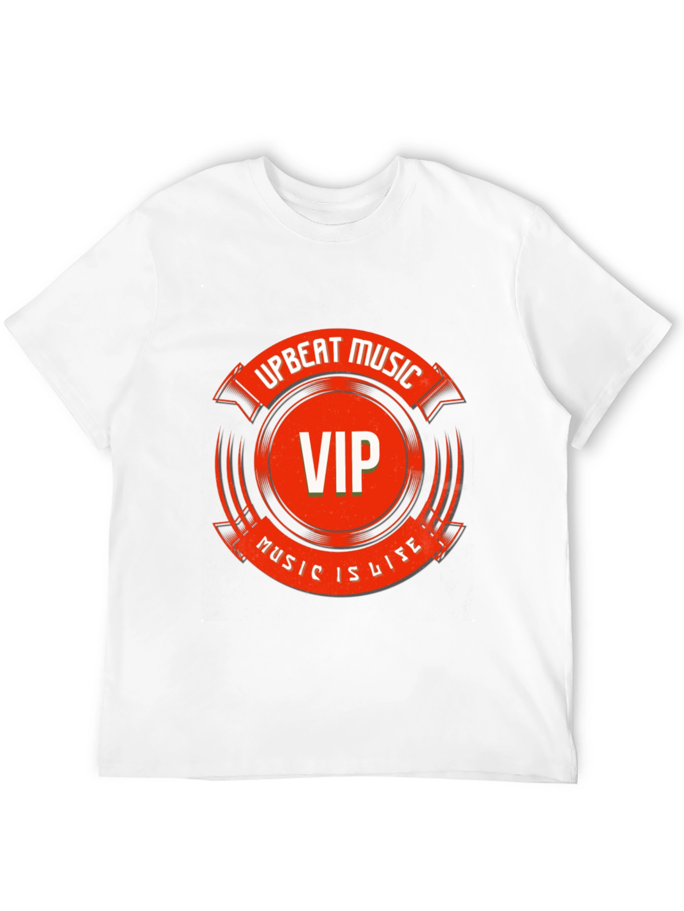 Upbeat Music VIP Black Graphic Tee