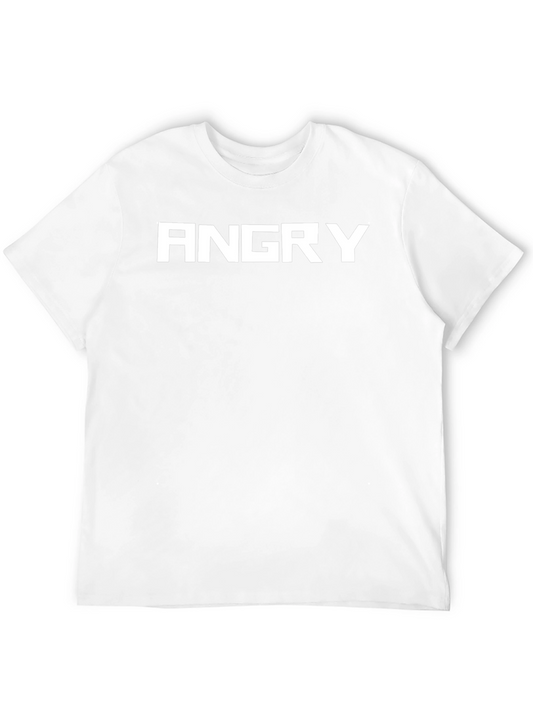 Angry Graphic Tee - Bold Black T-Shirt
