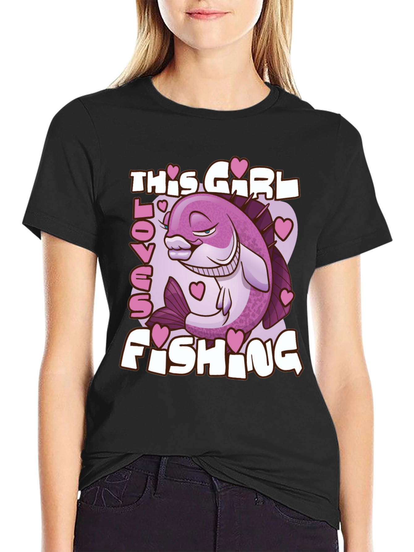 This Girl Loves Fishing T-Shirt