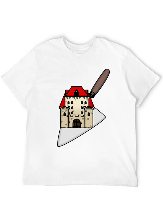 Architect T-Shirt: Castle on Trowel Design