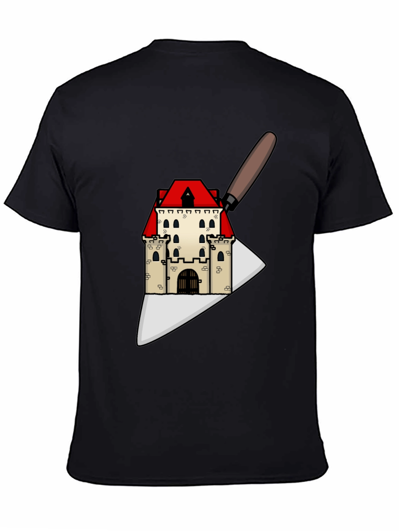 Architect T-Shirt: Castle on Trowel Design