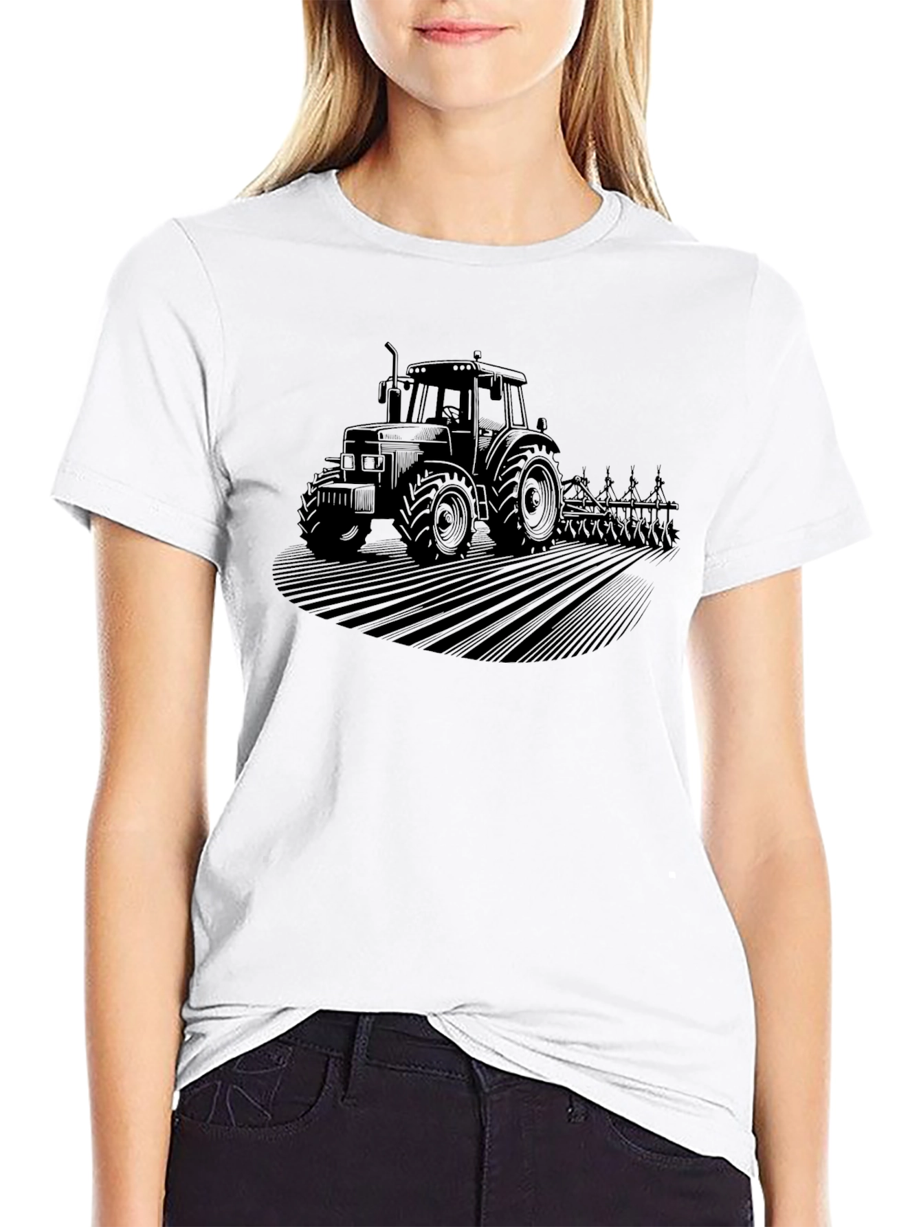 Tractor Graphic Tee - Farm Life Shirt