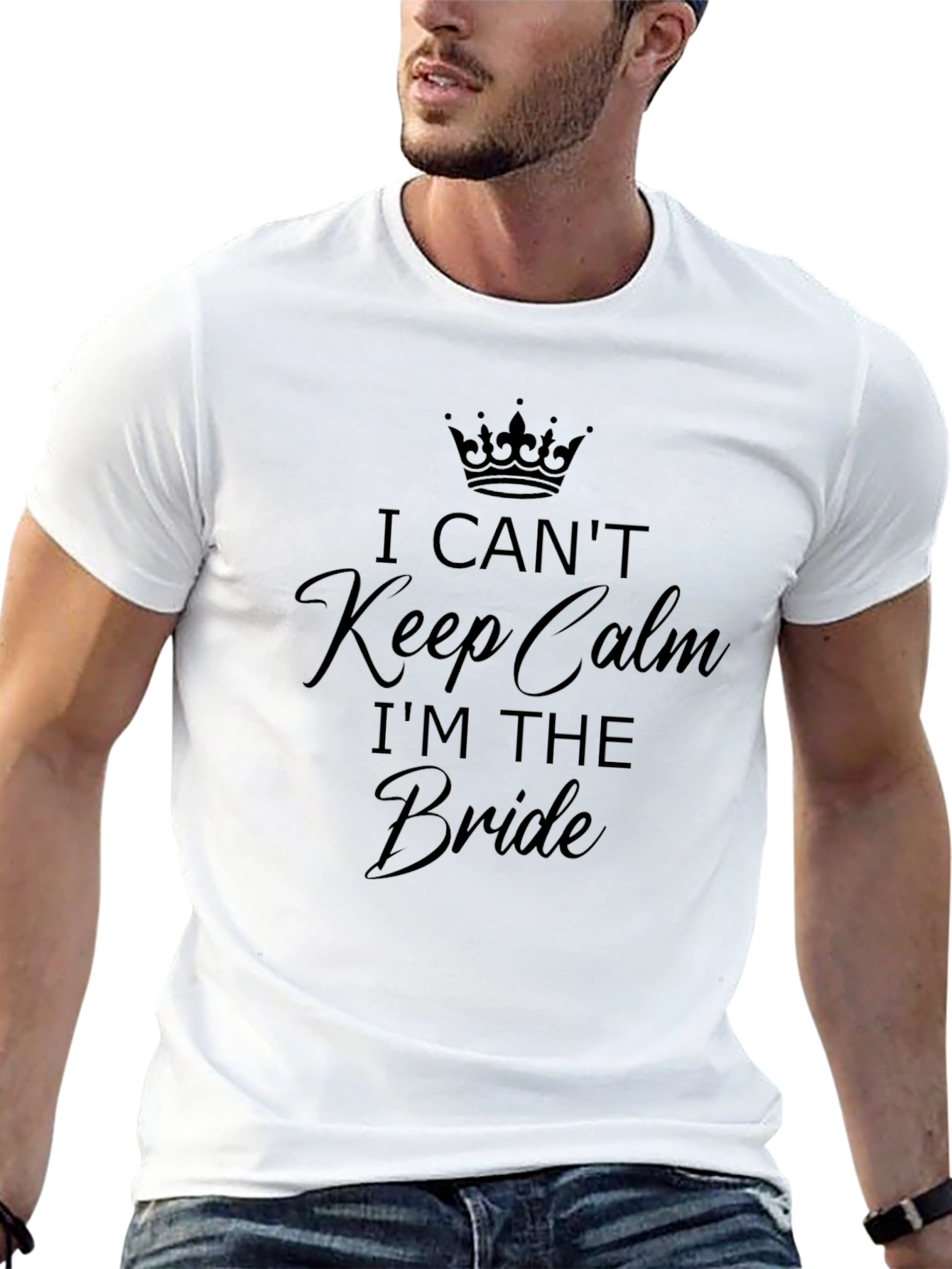 Bride T-Shirt - I Cant Keep Calm Wedding Tee