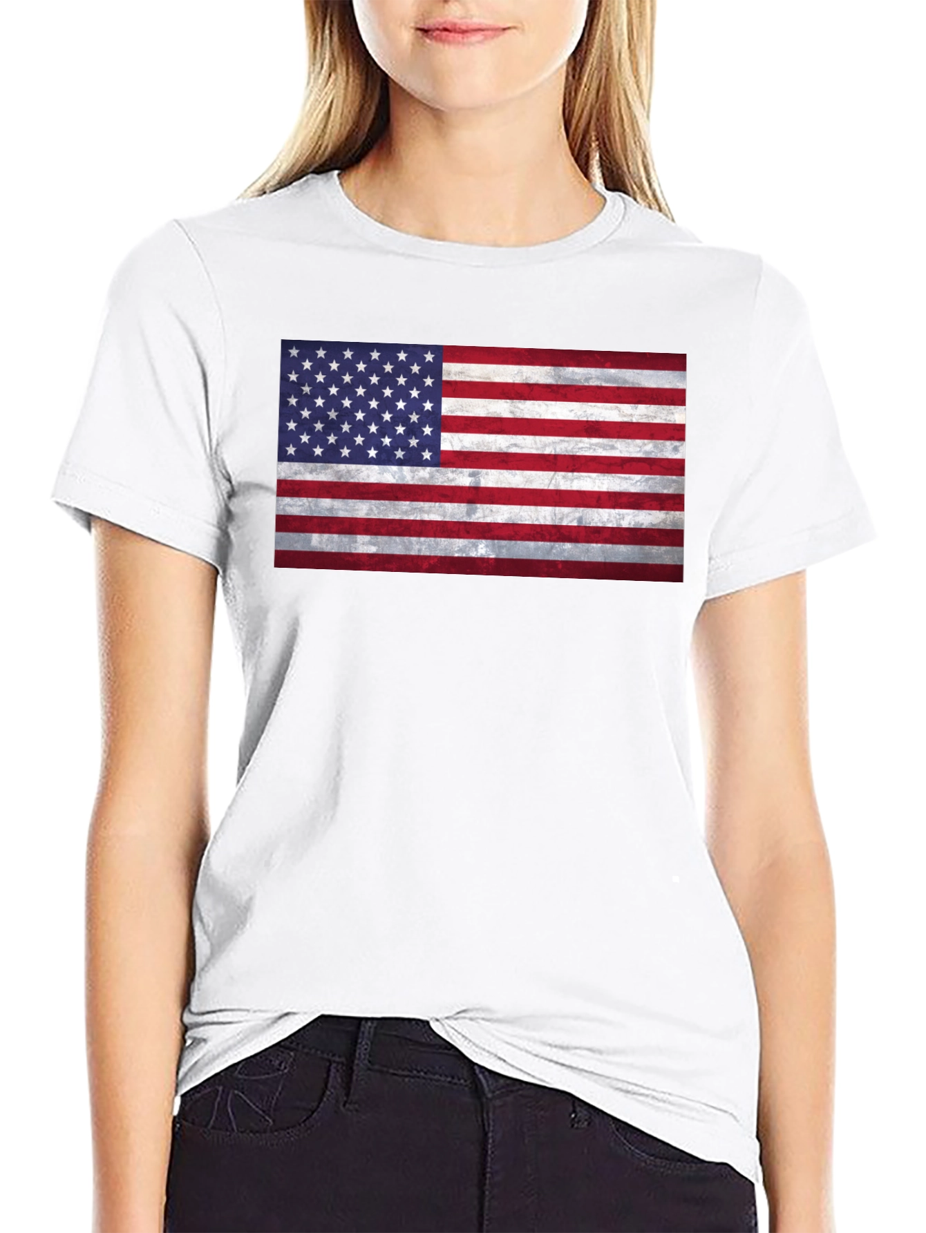 American Flag Graphic Tee - Patriotic Pride