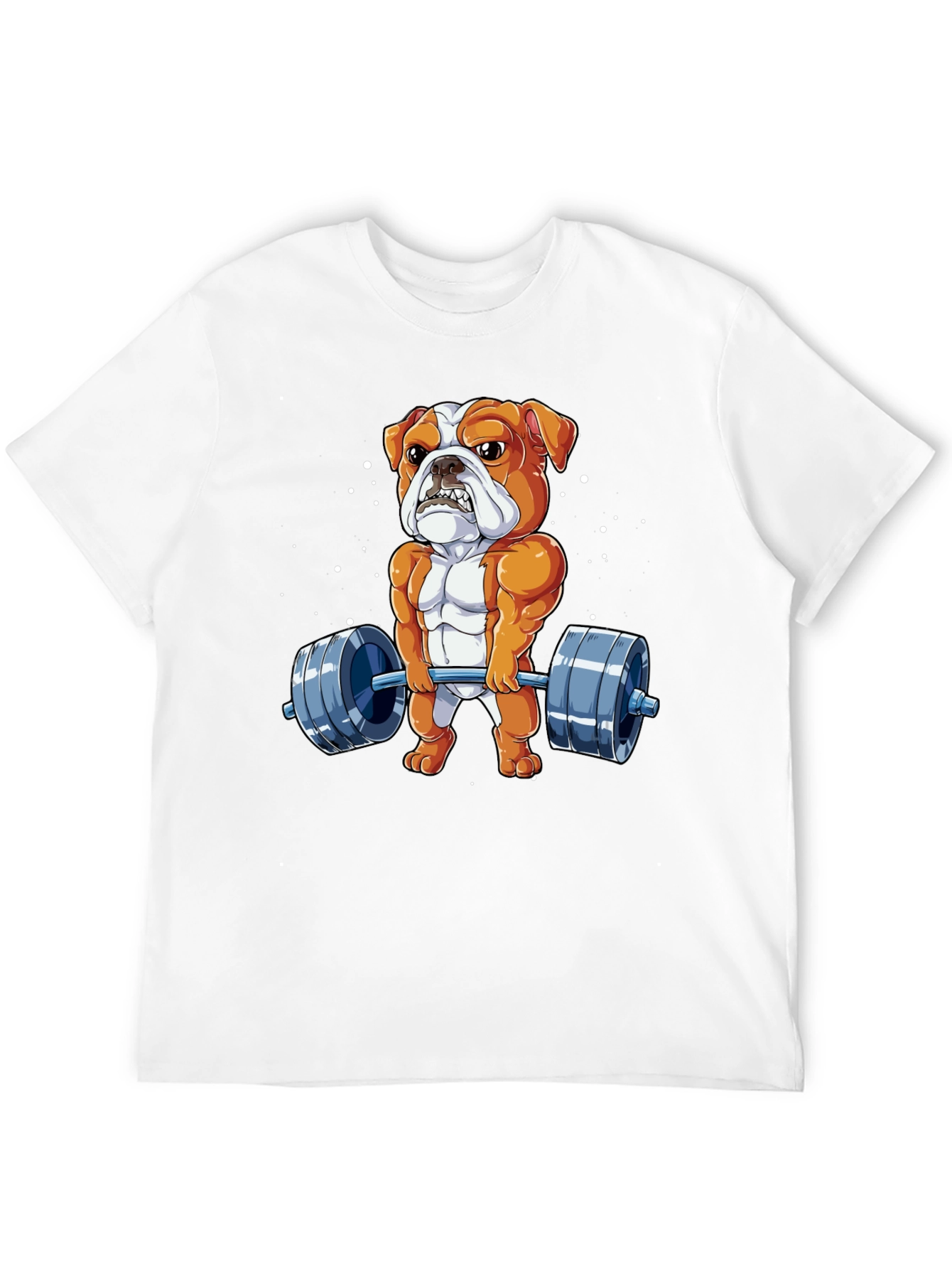 Bulldog Lifting Barbell T-Shirt