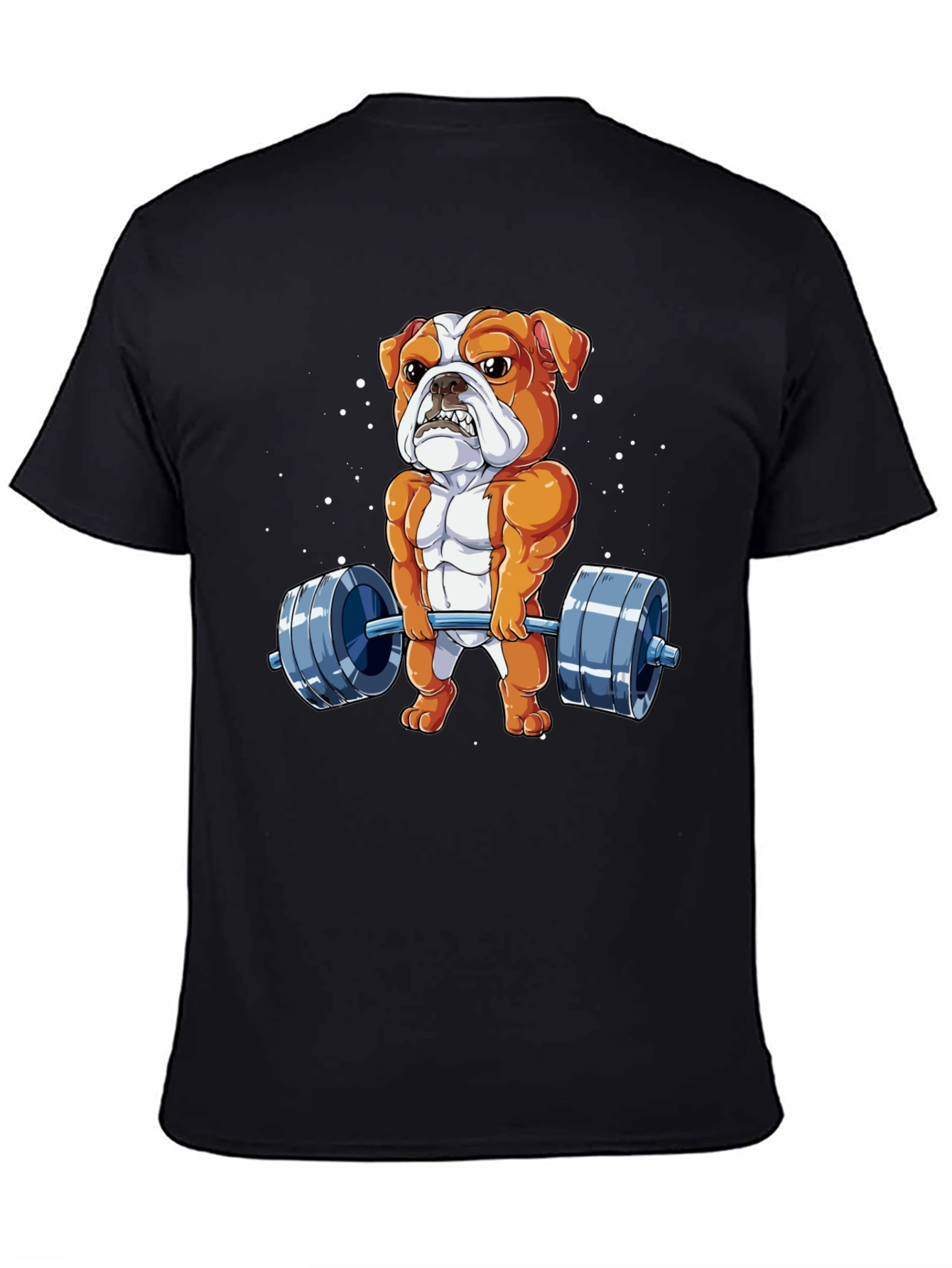 Bulldog Lifting Barbell T-Shirt