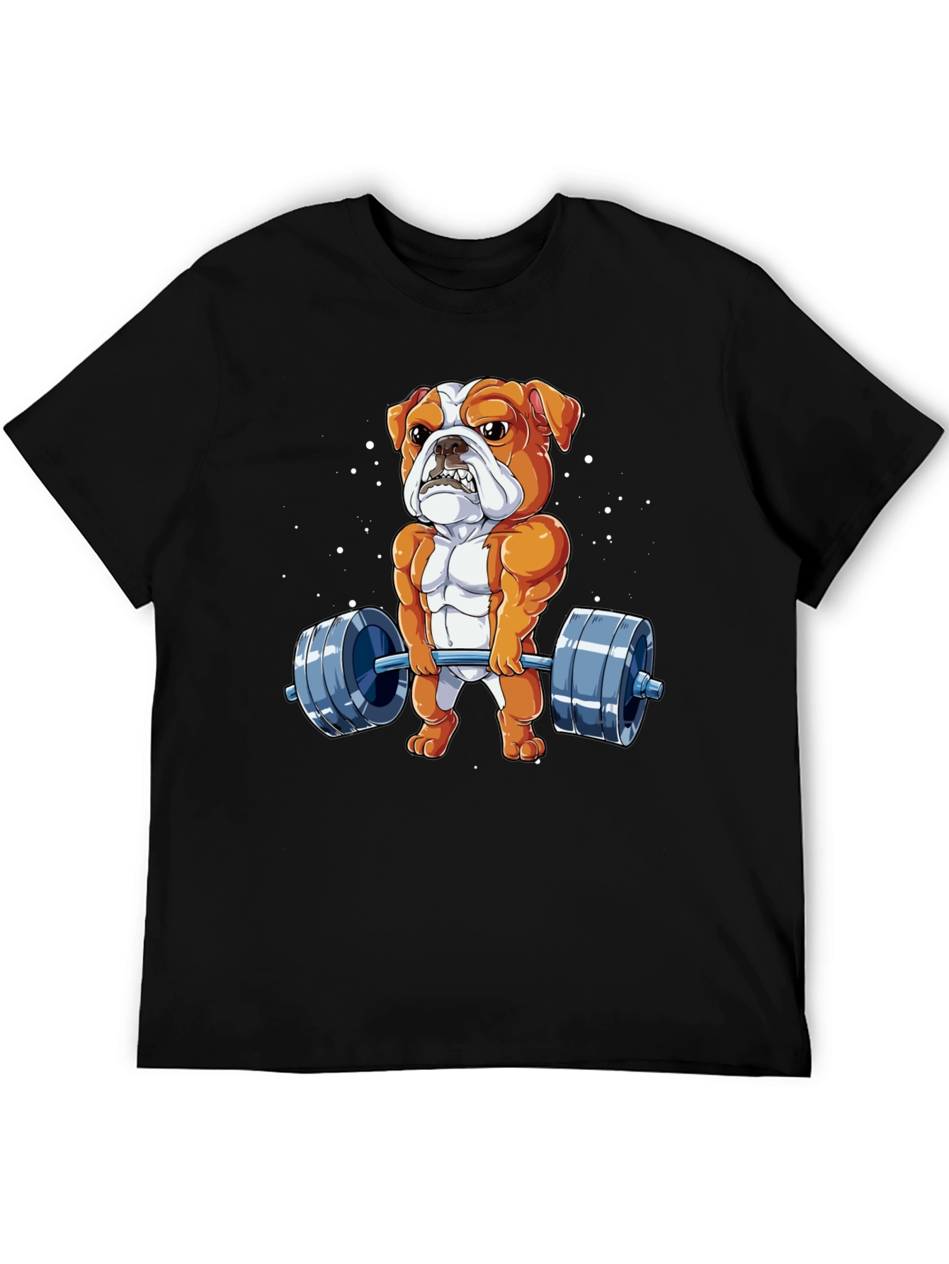 Bulldog Lifting Barbell T-Shirt