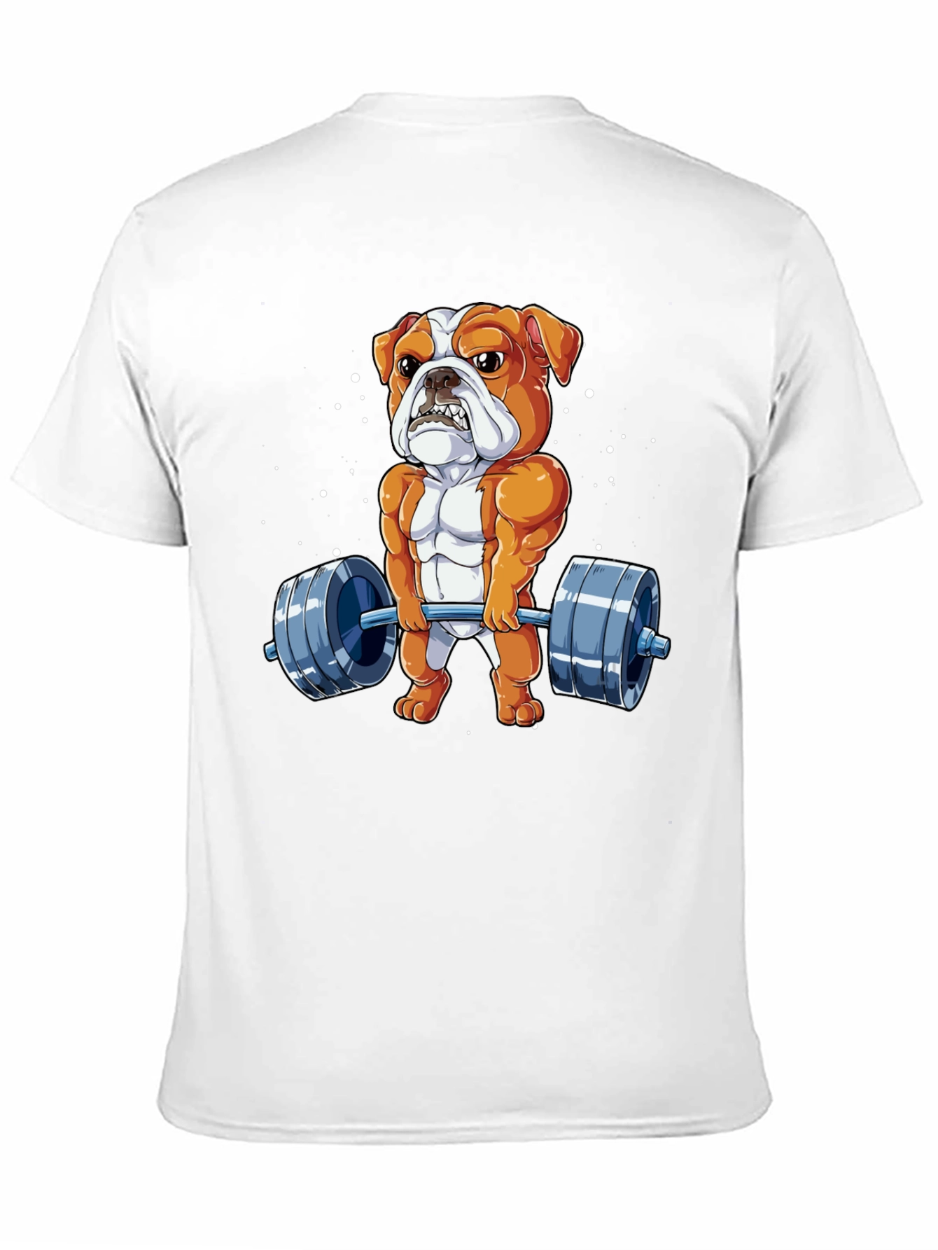 Bulldog Lifting Barbell T-Shirt